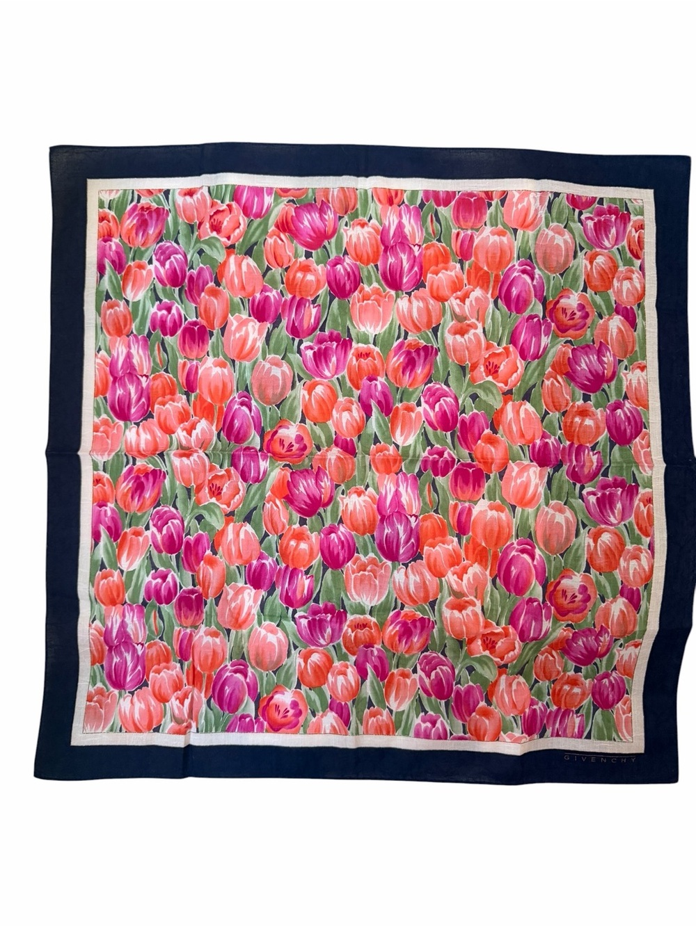 Givenchy Tulip Print Scarf/handkerchief